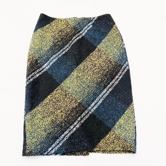 Classiques Entier Wool Pencil Skirt Multicolor SZ4 - Picture 7 of 7